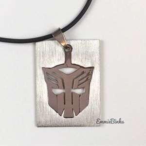 💥3for$28  New Unisex Transformers Laser Cut Pendant Necklace